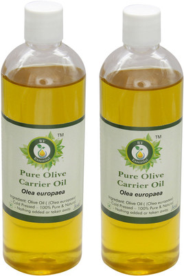 

R V Essential Pure Olive Carrier Oil (100ml+100ml) Pack of Two- Olea Europaea (100% Pure and Natural Cold Pressed)(200 ml)