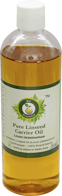 

R V Essential Pure Linseed Carrier Oil- Linum Usitatissimum (100% Pure and Natural Cold Pressed)(100 ml)