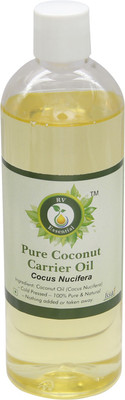 

R V Essential Pure Coconut Carrier Oil- Cocus Nucifera (100% Pure and Natural Cold Pressed)(100 ml)