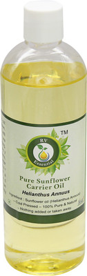 

R V Essential Pure Sunflower Carrier Oil 200ml- Helianthus Annuus(200 ml)