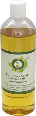 

R V Essential Pure Flax Seed Carrier Oil- Linum Usitatissimum (100% Pure and Natural Cold Pressed)(100 ml)