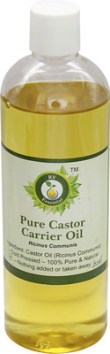 

R V Essential Pure Castor Carrier Oil 200ml - Ricinus Communis(200 ml)