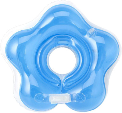 

Futaba Inflatable Baby Neck Float Safety Swimming Ring - Blue Bath Toy(Blue)