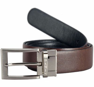 

ADAMIS Men Casual Multicolor Genuine Leather Reversible Belt, Black;brown