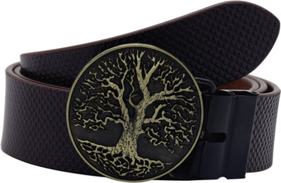 

Sri Men Party Brown Genuine Leather Belt
