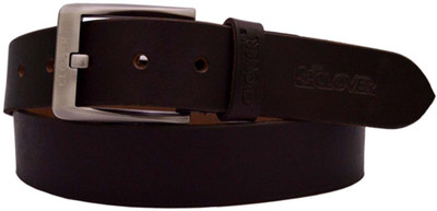 

Clover Men Formal Brown Genuine Leather Belt