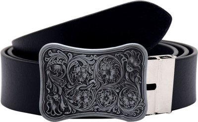 

Sri Men Party Black Genuine Leather Belt