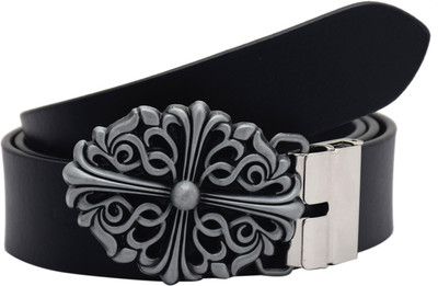 

Sri Men Party Black Genuine Leather Belt