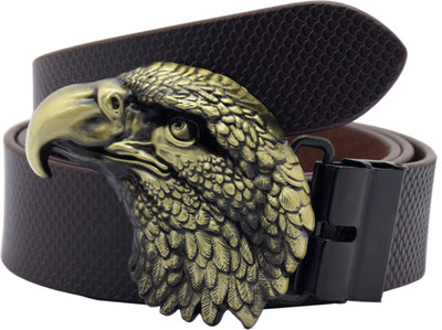 

Sri Men Party Brown Genuine Leather Belt