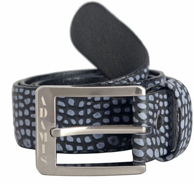 

ADAMIS Men Casual Black Genuine Leather Belt