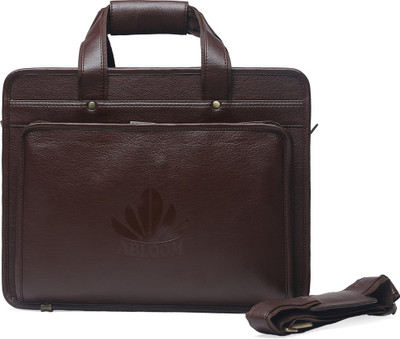 

ABLOOM ablmbag1532 Medium Briefcase - For Men & Women(Brown)