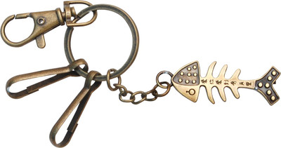 

Oyedeal Fish Skeleton Locking Key Chain(Multicolor)