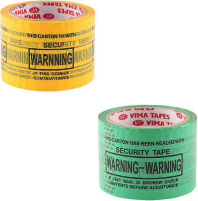 Vima Single Sided Handheld Printed Tape (Manual)(Set of 2, Multicolor)