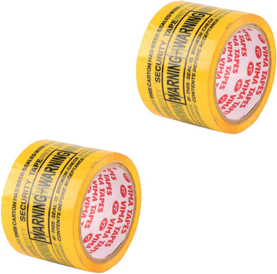 

Vima Single Sided Handheld Printed Tape (Manual)(Set of 2, Yellow)