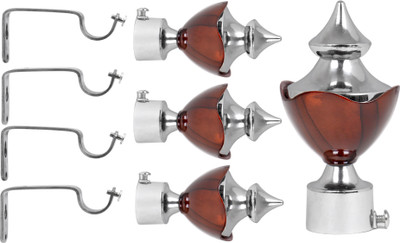 

S Decor Brown Curtain Knobs