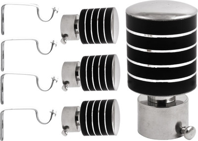 

S Decor Black Curtain Knobs