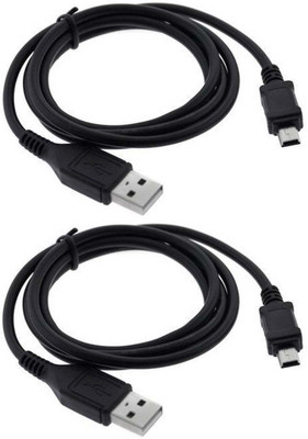 

Redeemer Pack of 2 High Quality 1.5 Meter 5 Pin V3 USB Cable(Black)