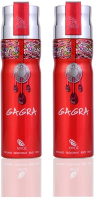 

Ekoz GAGRA Body Spray - For Men & Women(200 ml, Pack of 2)