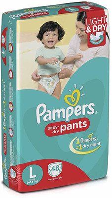 

Pampers Baby-Dry Pants - L(48 Pieces)