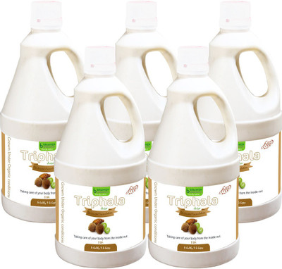 

Bhumija Lifesciences Triphala (Amla, Baheda & Harad) Juice (Sugar Free) Energy Drink(5x1 L, Unflavoured Flavored)