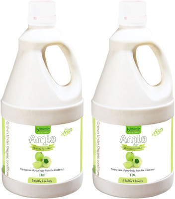 

Bhumija Lifesciences Amla Juice (Sugar Free) Energy Drink(2x1 L, Unflavoured Flavored)