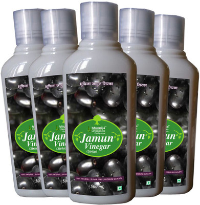 

Bhumija Lifesciences Jamun Vinegar 500ml Energy Drink(5x500 ml, Unflavoured Flavored)