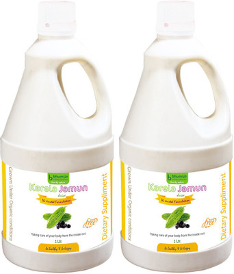 

Bhumija Lifesciences Karela Jamun Juice (Sugar Free) Energy Drink(2x1 L, Unflavoured Flavored)