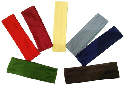 

Kabello Stretch Elastic Yoga Cotton for Teens and Adults Head Band(Multicolor)