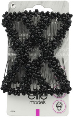 

Elite Models Elite Models Decorative Hair Combs - Black Hair Accessory Set(Black)
