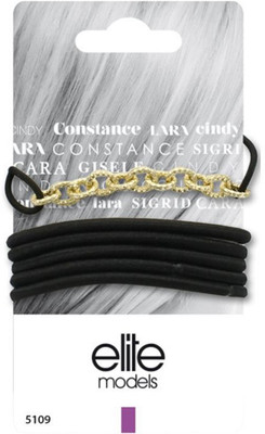 

Elite Models Elite Models Fashion Hair Elastic Bands - Gold Hair Accessory Set(Gold)