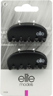 

Elite Models Elite Models Fashion Mini Hair Clips - Black Hair Accessory Set(Black)