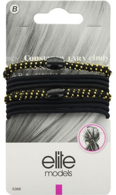 

Elite Models Elite Models Fashion Hair Elastic Bands - Gold Hair Accessory Set(Gold)