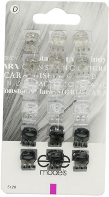 

Elite Models Elite Models Fashion Mini Hair Clips - White Hair Accessory Set(White)