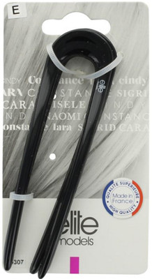 

Elite Models Elite Models Fashion Hair Fork (Made in France) - Black Hair Accessory Set(Black)