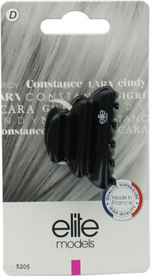 

Elite Models Elite Models Claw Hair Clip (Made in France) - Black Hair Accessory Set(Black)