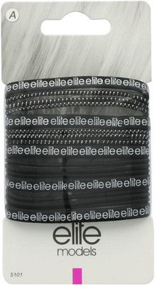 

Elite Models Elite Models Fashion Hair Elastic Bands - Black Hair Accessory Set(Black)