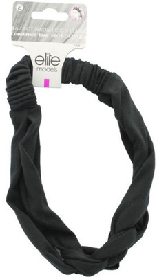 

Elite Models Elite Models Fashion Head Wrap - Black Hair Accessory Set(Black)
