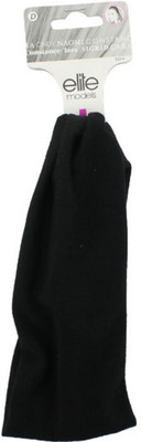 Elite Models Elite Models Fashion Head Wrap - Black Hair Accessory Set(Black)