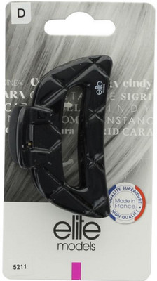 

Elite Models Elite Models Claw Hair Clip (Made in France) - Black Hair Accessory Set(Black)