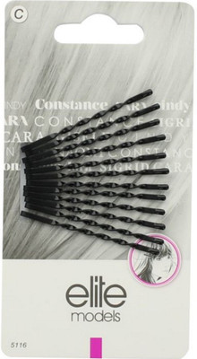 

Elite Models Elite Models Fashion Bobby Pins - Black Hair Accessory Set(Black)