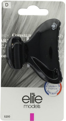 

Elite Models Elite Models Claw Hair Clip (Made in France) - Black Hair Accessory Set(Black)