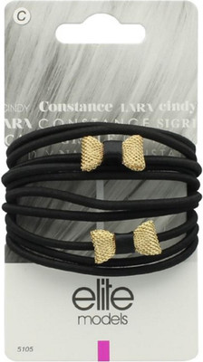 

Elite Models Elite Models Fashion Hair Elastic Bands - Gold Hair Accessory Set(Gold)
