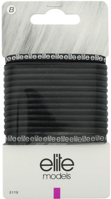 

Elite Models Elite Models Fashion Hair Elastic Bands - Black Hair Accessory Set(Black)