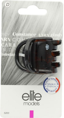 Elite Models Elite Models Claw Hair Clip (Made in France) - Brown Hair Accessory Set(Brown)