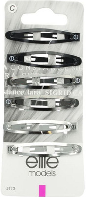 

Elite Models Elite Models Fashion Hair Clips - Silver Hair Accessory Set(Silver)