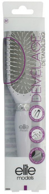 Elite Models Elite Models Plastic Bristles Cushion Hair Brush - White