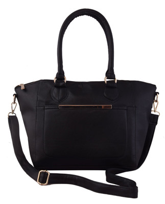 

Lychee Bags Satchel(Black)