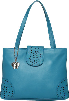 Butterflies Hand-held Bag(Blue)