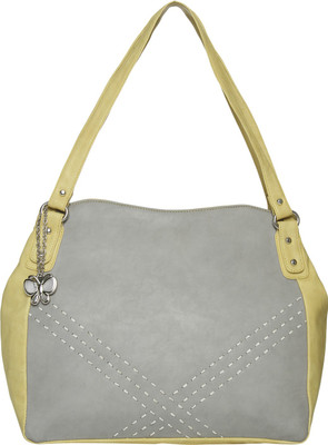 

Butterflies Hand-held Bag(Yellow, Grey), Grey;yellow