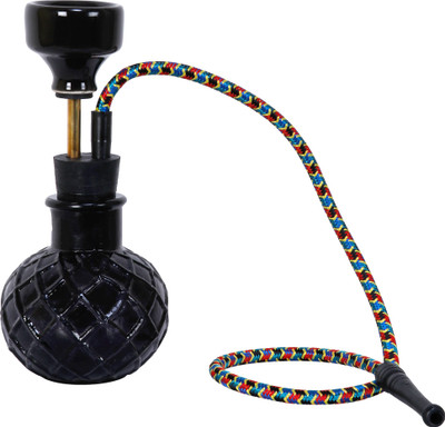 pegs'N'pipes Econo 9 inch Glass, Brass Hookah deal from flipkart